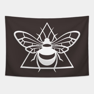 Aribee White Logo Tapestry