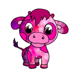 Jack, the Pink Cow T-Shirt