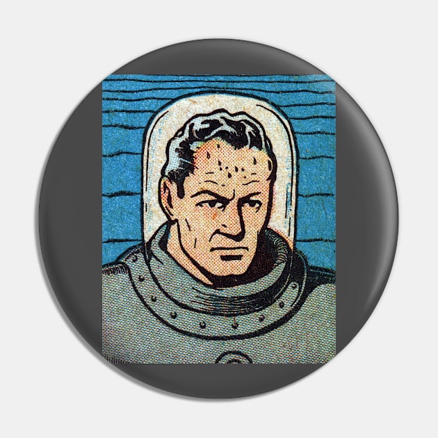 Wolverton Spacehawk Pin by PopGraphics