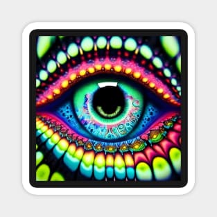 Eye Psychedelic Trippy Magnet