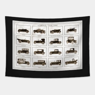 Typical forms of Motor car 1913 Tapestry