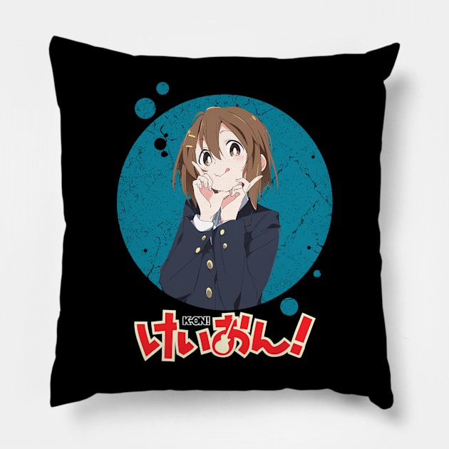 Azusa's Melodic Harmony K-on! Guitar Goddess Tee Pillow by NinaMcconnell