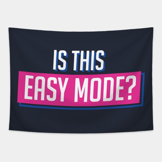 D.Va is this Easy Mode Gamer voice line design Tapestry by ElevenVoid