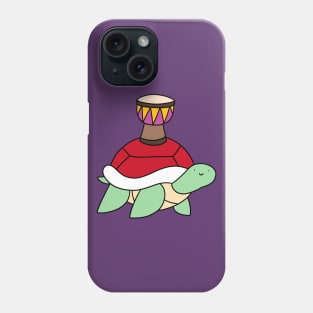 Turtle and Little Djembe Phone Case