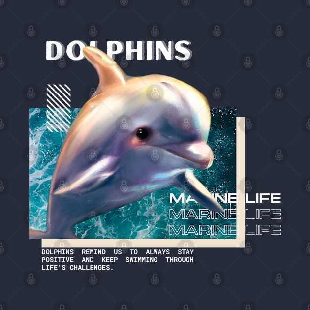 Marine Life - Dolphins by Cerverie
