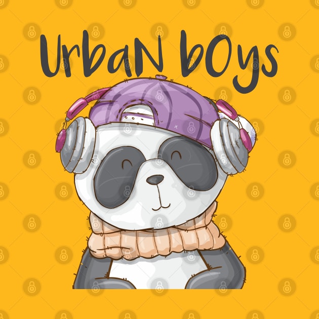 Panda Urban Boys by Mako Design 