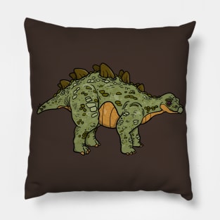 Spike-Tailed Stegosaurus Pillow