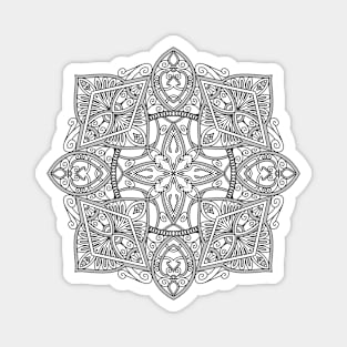 Traditional Geometric Motif Magnet