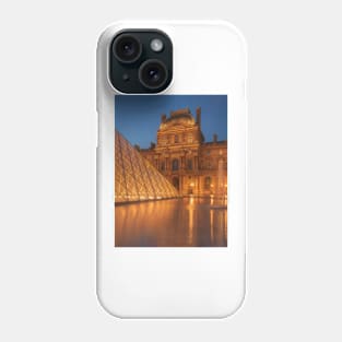 The Louvre by night Phone Case