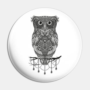 Owl with Jewelry Pin