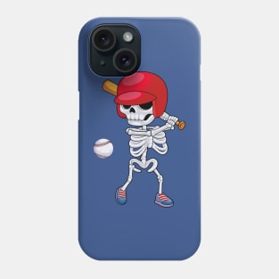 Skeleton Baseball: A Home Run from the Afterlife Phone Case