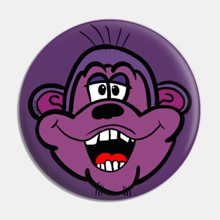 MonkeyHead Purple Pin