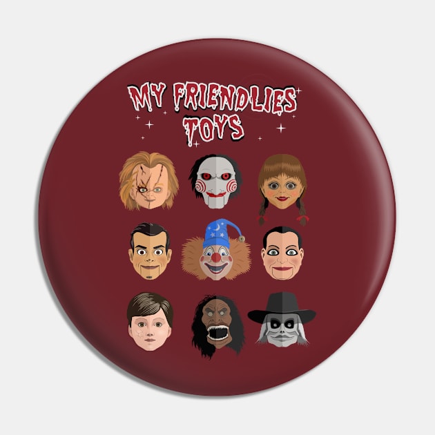 My friendlies toys Pin by atizadorgris