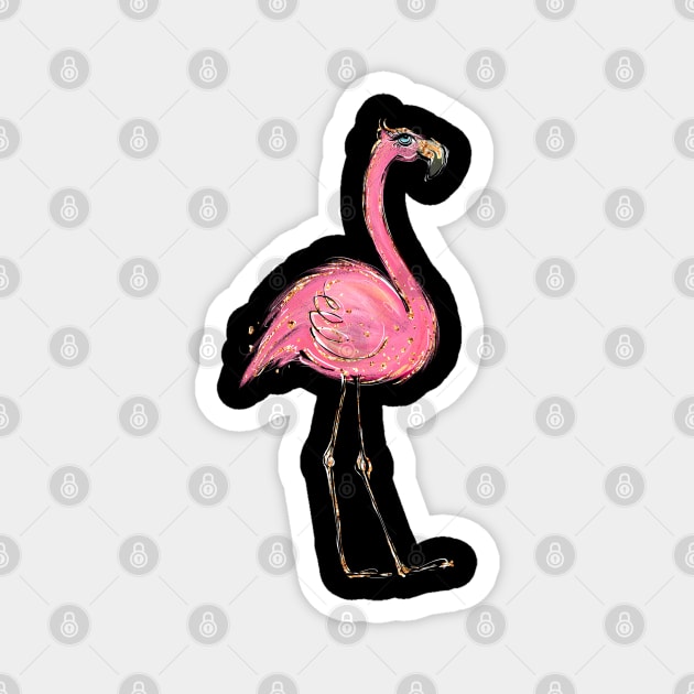 Flamingo Lover Magnet by Li
