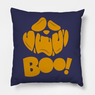 Groovy Ghost Spooky Season | Boo Horror Face Happy Halloween Pillow