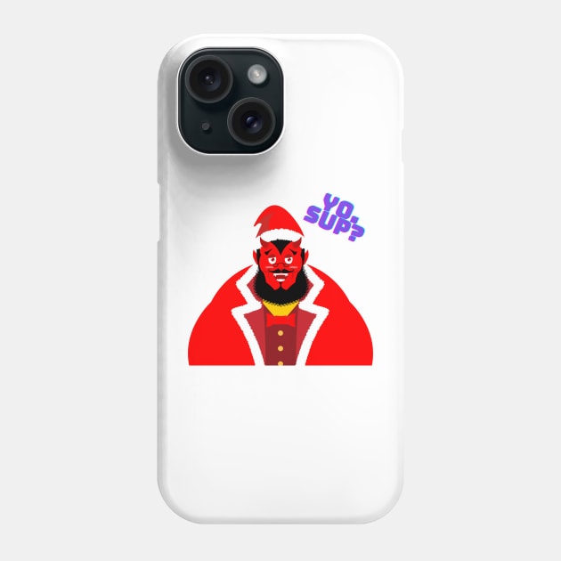 Krampus Greeting Phone Case by EmoteYourself