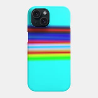 blue green red texture art Phone Case