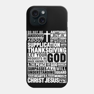 Philippians 4:6-7 Phone Case