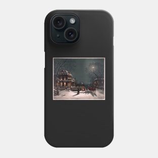 Victorian Christmas Eve Gathering Phone Case