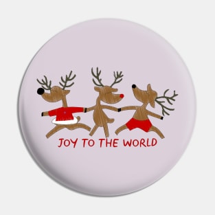 Christmas Dancing Deer Pin