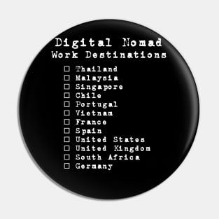 Digital Nomad Pin