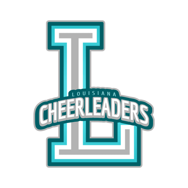 Louisiana Cheerleader by Tip Top Tee's