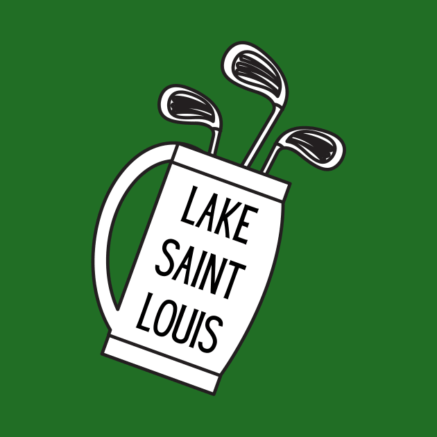 Lake Saint Louis Golf Bag by Harbor Bend Designs