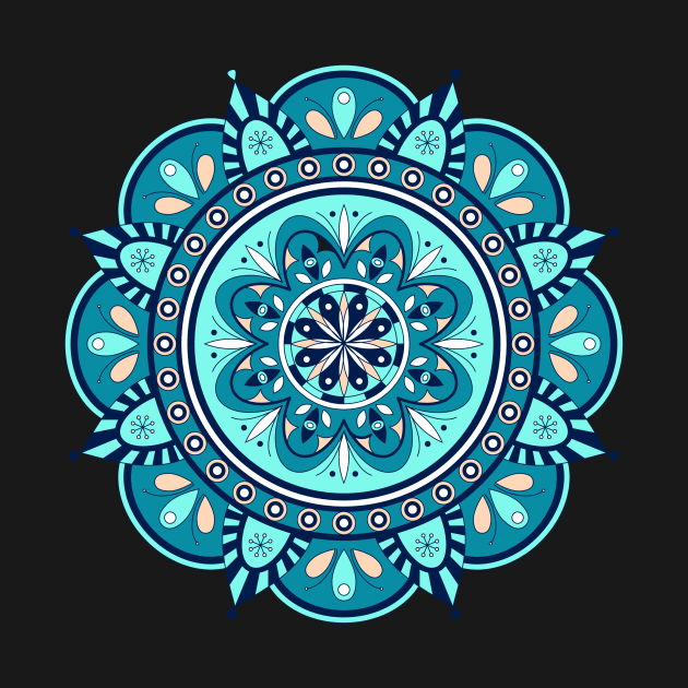 mandala-design, mandala-art, geometric, abstract, mandala and spirituality, colorful, rainbow, mandala pattern, mandala flower patterns, Flower Mandala ,Spirituality by Utopia Shop