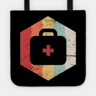 Retro Medical Student School Icon Tote