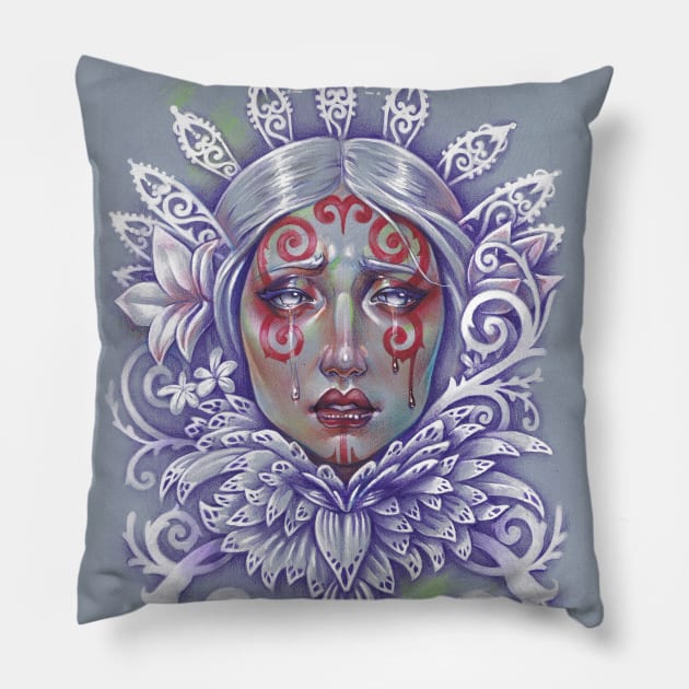 Nouveau Ghost Bride Pillow by Medusa Dollmaker