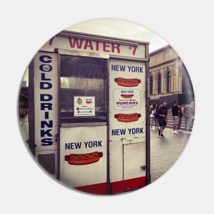 Street Food Manhattan New York City Pin