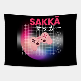 Soccer Video Game Japanese Tapestry