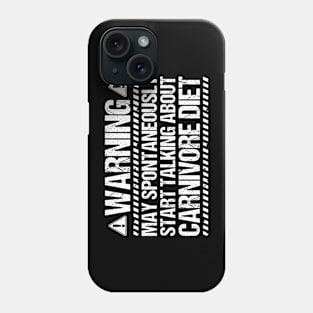 Carnivore Diet Meat Low Carb Zero Keto Ketogenic Phone Case