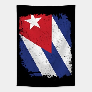 Cuban Flag, Distressed Tapestry