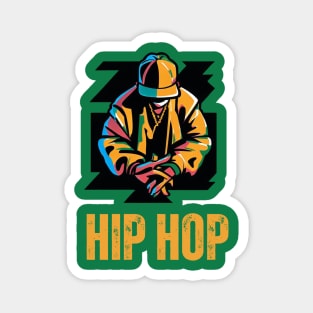 Hip Hop Geometric Magnet