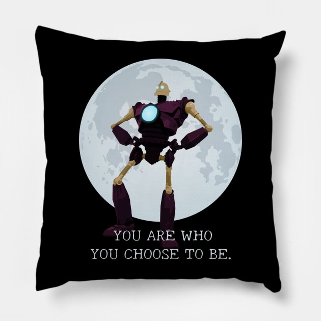 The iron giant Pillow by SirTeealot