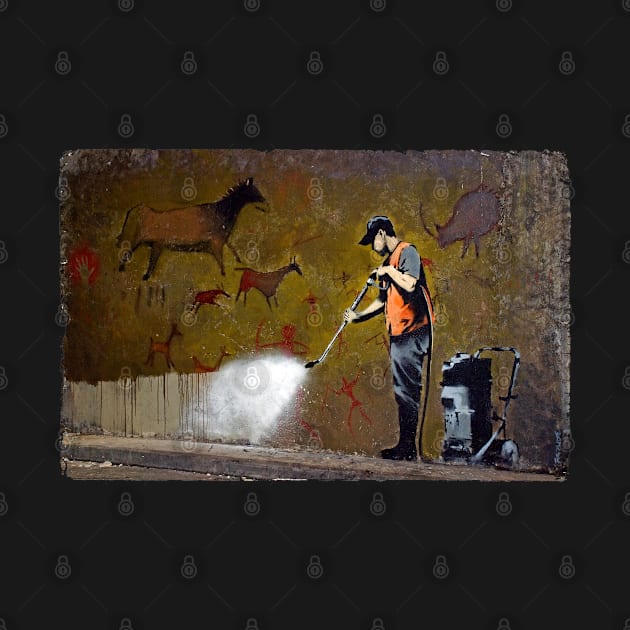 Council Worker by Banksy by Respire