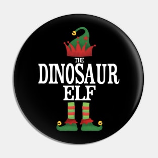 Dinosaur Elf Matching Family Group Christmas Party Pajamas Pin