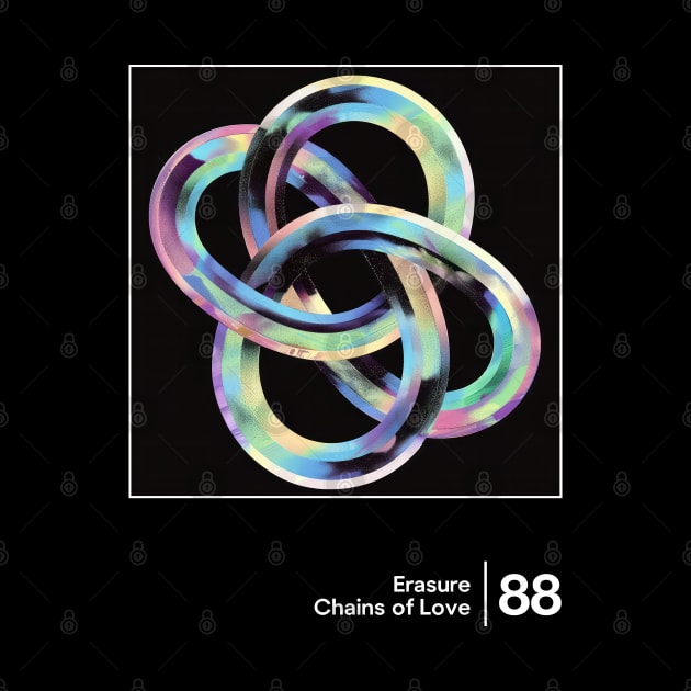 Chains Of Love - Minimalist Artwork Design by saudade