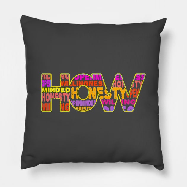 HOW of recovery Pillow by FrootcakeDesigns