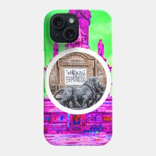 feminist mexico, woman collage anthem Phone Case