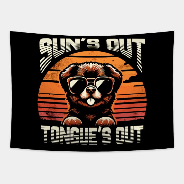 Sun Dog Tapestry by DNT Designs