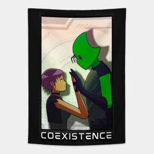 Hax And Kate Cover Art Tapestry