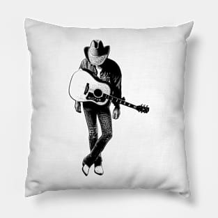 Dwight Yoakam 80s 90s Vintage Pillow