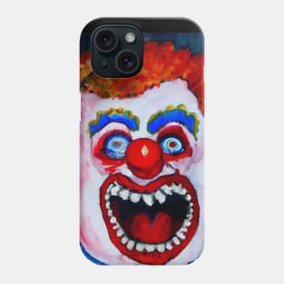 Horror Clown Expressionist Painting Phone Case