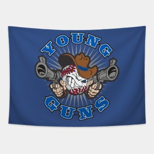 Young Guns Baseball Tapestry