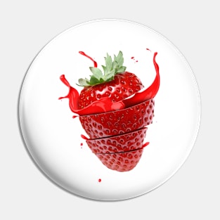 strawberries in juice Pin