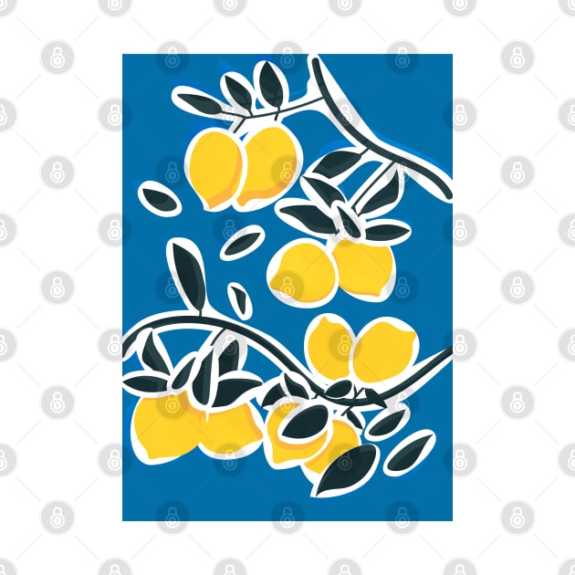 Lemon Tree Branches I by Colorable