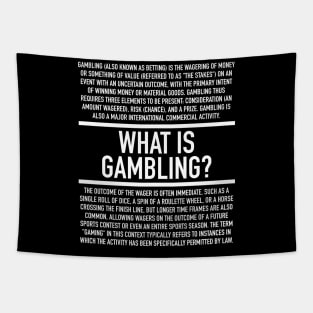 Gambling Defined Tapestry