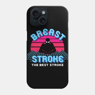 Retro Breaststroke Swim Fan Retro Swim Team Phone Case